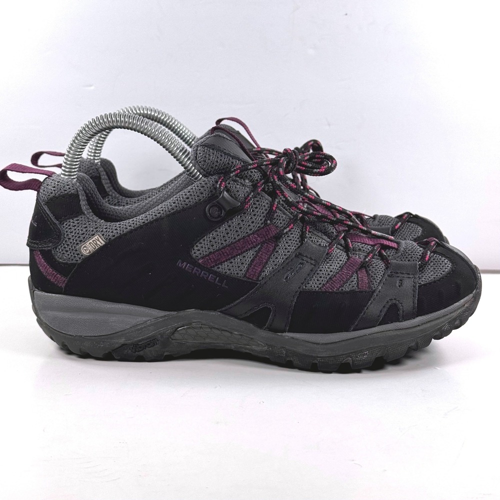 Merrell Siren Sport 2 Waterproof Hiking Shoes Black Damson J48872 Womens 7.5